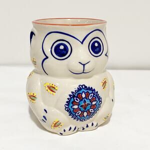 Yokohama Studio Hand Painted Teddy Bear Coffee Tea Beverage Mug ceramic pottery